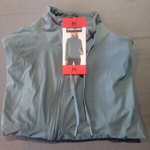 Kirkland Signature Ladies’ Active Full Zip Jacket, Blue, Size M New With Tags